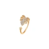 Xuping joyería moda personalidad cocotero anillo plateado oro 18K fábrica directa anillo mujeres A01-R13 Item Picture